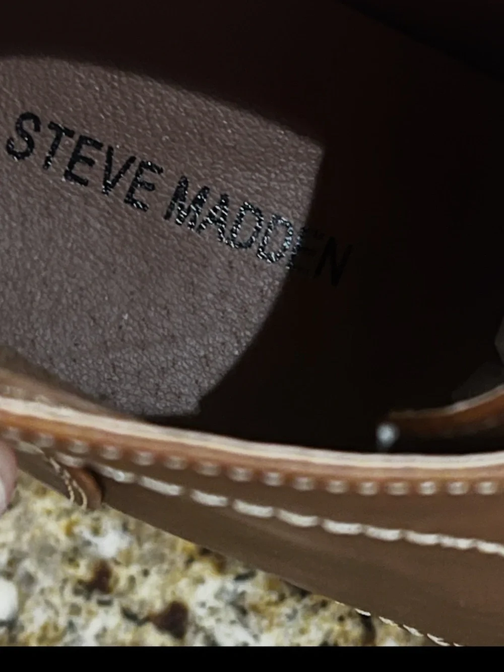 New - Steve Madden Kids Brown Lace-Up Chukka Boots with Cream Laces